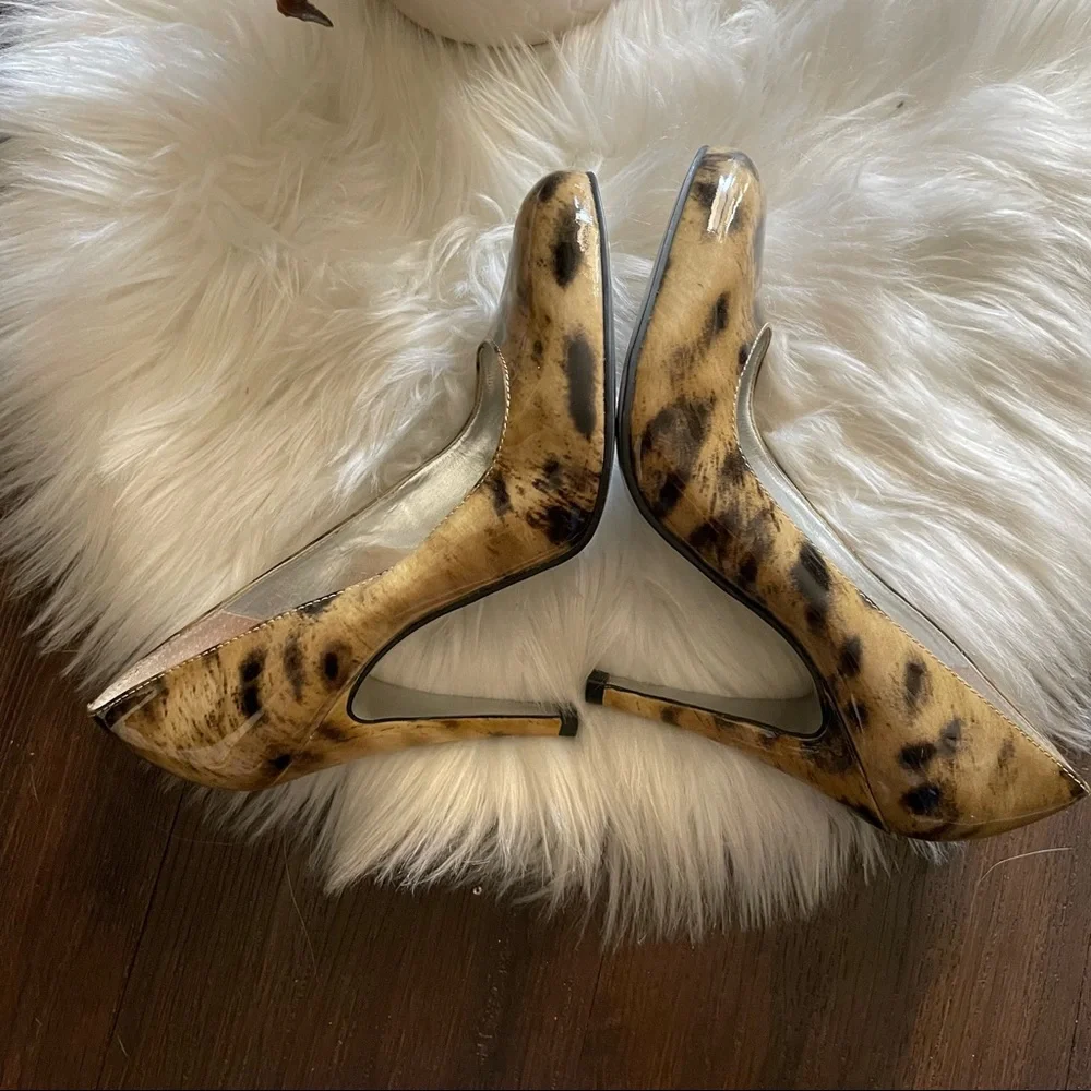 Jessica Simpson cheetah print Patent Leather Heels - Picture 4 of 8